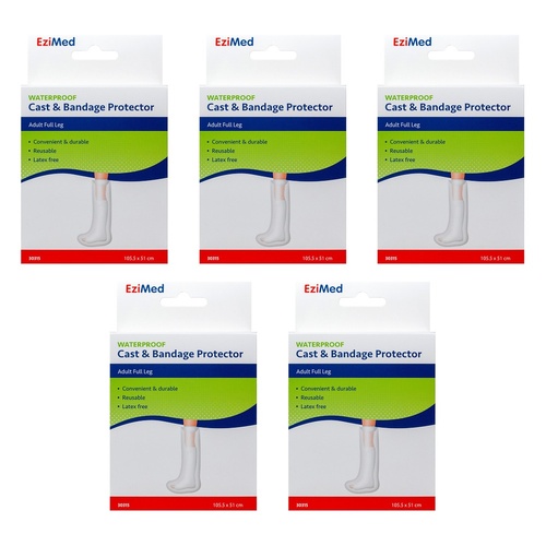 EziMed Adult Full Leg Cast Protector Pack of 5