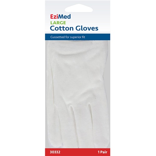 EziMed Cotton Gloves Large