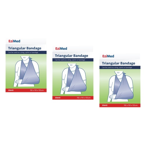 Ezimed Triangular Bandage Pack of 3