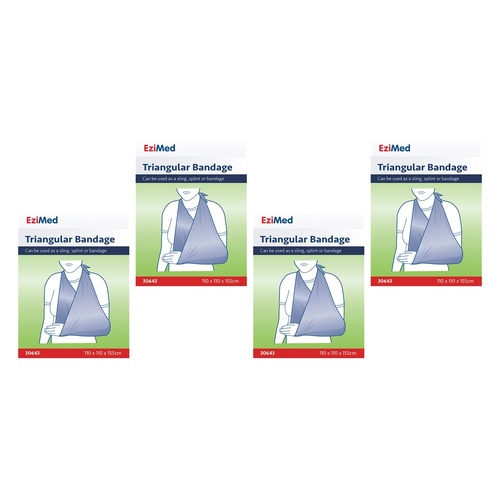 Ezimed Triangular Bandage Pack of 4