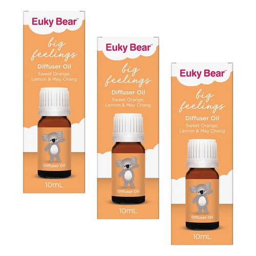 Euky Bear Big Feelings Diffuser Oil 10ml Pack of 3