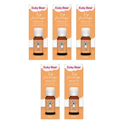 Euky Bear Big Feelings Diffuser Oil 10ml Pack of 5