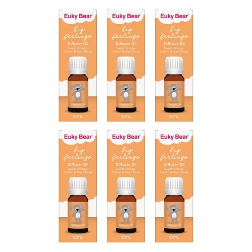 Euky Bear Big Feelings Diffuser Oil 10ml Pack of 6