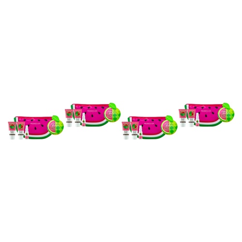 BrightLife Watermelon Wonderland Wash Bag 4 Piece Set Pack of 4