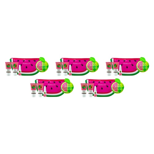 BrightLife Watermelon Wonderland Wash Bag 4 Piece Set Pack of 5