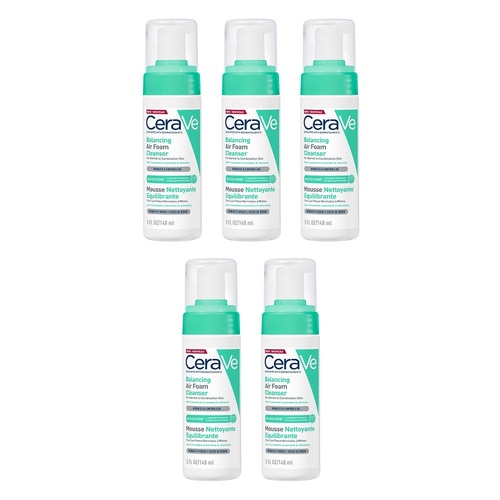 CeraVe Balancing Air Foam Cleanser 148mL Pack of 5