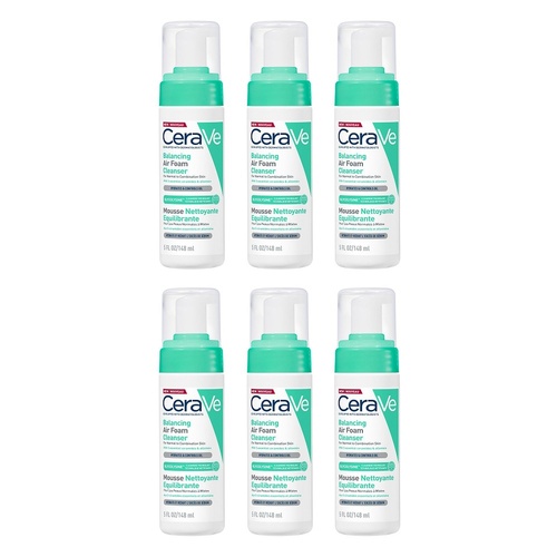 CeraVe Balancing Air Foam Cleanser 148mL Pack of 6