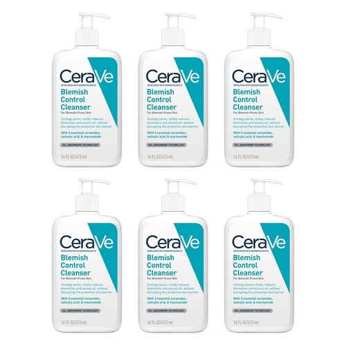 CeraVe Blemish Control Cleanser 473mL Pack of 6
