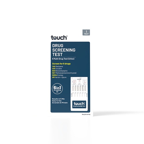 TouchBio 6 Multi-Drug Screening Test Urine 1 Test
