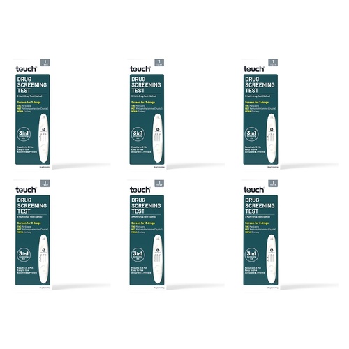 TouchBio 3 Multi-Drug Test (Saliva) Pen Pack of 6