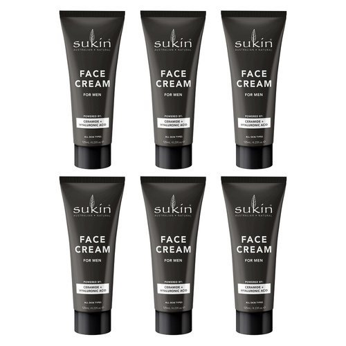 Sukin Men's Face Cream 125mL Pack of 6