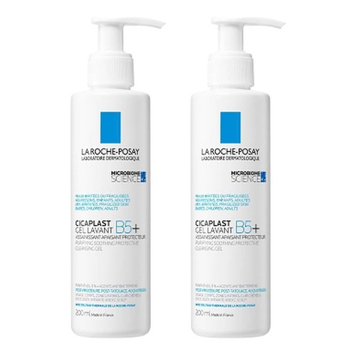La Roche-Posay Cicaplast B5+ Lavant 200mL Pack of 2