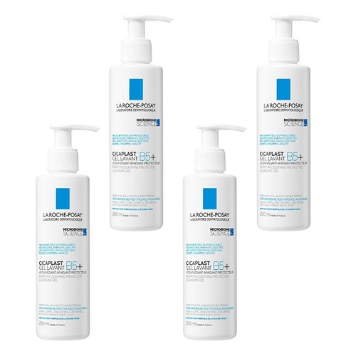 La Roche-Posay Cicaplast B5+ Lavant 200mL Pack of 4