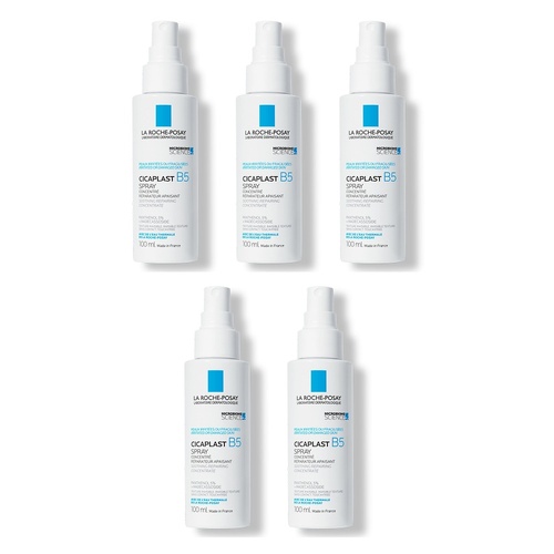La Roche-Posay Cicaplast B5 Spray 100mL Pack of 5