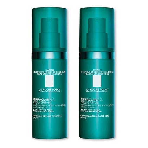 La Roche-Posay Effaclar A.Z. Gel Cream 40mL Pack of 2