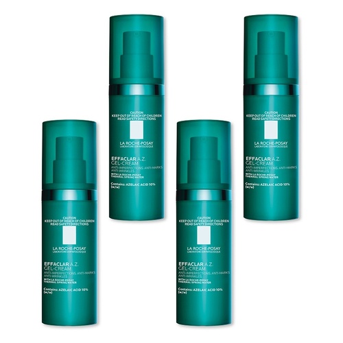 La Roche-Posay Effaclar A.Z. Gel Cream 40mL Pack of 4