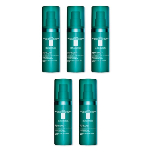La Roche-Posay Effaclar A.Z. Gel Cream 40mL Pack of 5
