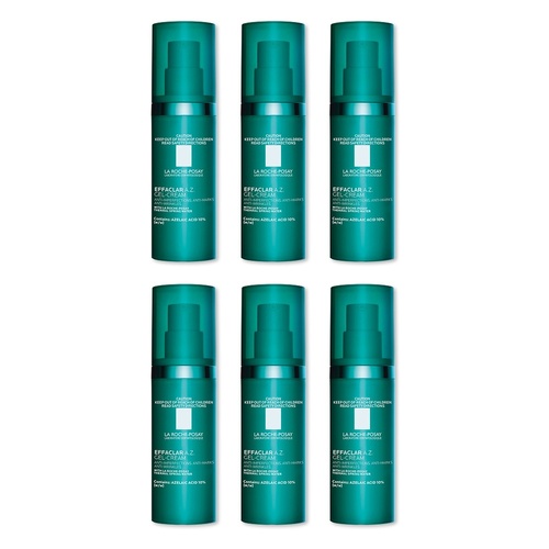 La Roche-Posay Effaclar A.Z. Gel Cream 40mL Pack of 6