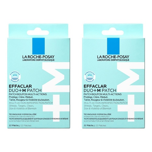 La Roche-Posay Effaclar Unspot Patches 22 Pack Bundle of 2