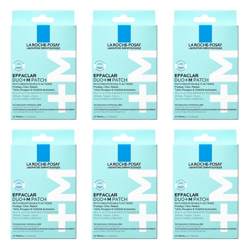 La Roche-Posay Effaclar Unspot Patches 22 Pack Bundle of 6