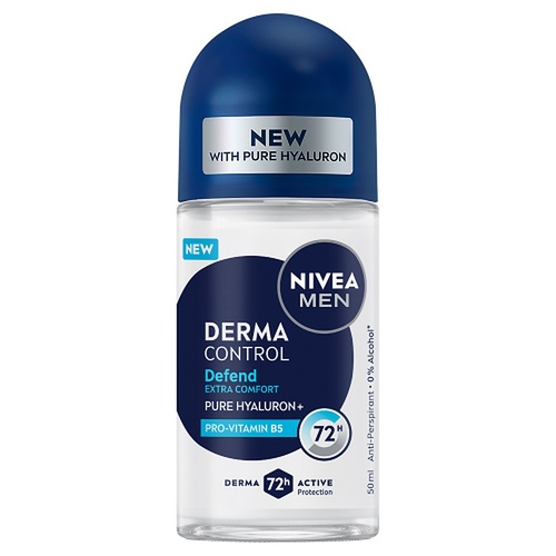 NIVEA Men Derma Control Defend Roll On 50mL x 6