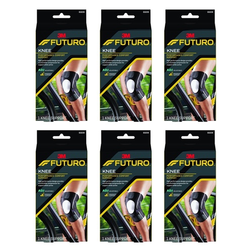 Futuro Performance Comfort Knee Support Adjustable Pack of 6