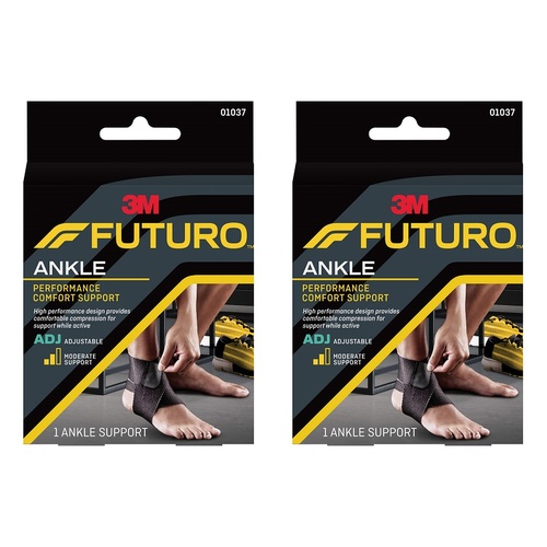 Futuro Performance Comfort Ankle Support Adjustable Pack of 2