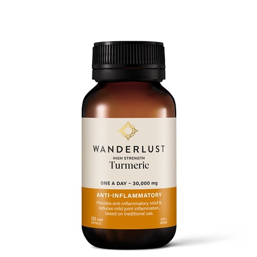 Wanderlust High Strength Turmeric 100 Capsules