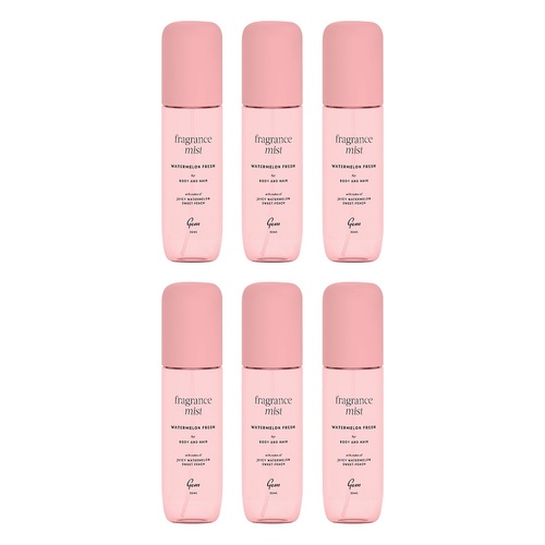 GEM Watermelon Fresh Fragrance Mist 90mL Pack of 6