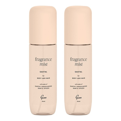GEM Santal Fragrance Mist 90mL Pack of 2