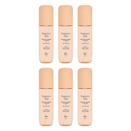 GEM Roasted Almond & Toffee Fragrance Mist 90mL Pack of 6