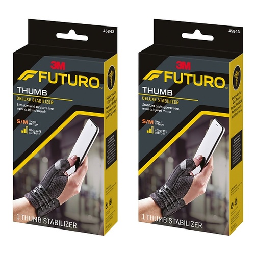 Futuro Deluxe Thumb Stabiliser Small/Medium Pack of 2