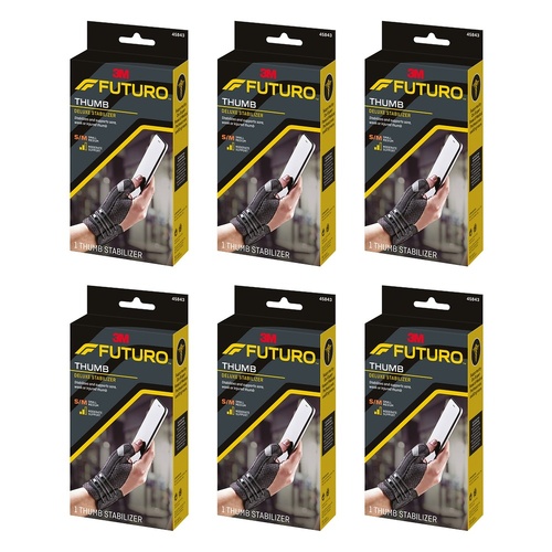 Futuro Deluxe Thumb Stabiliser Small/Medium Pack of 6