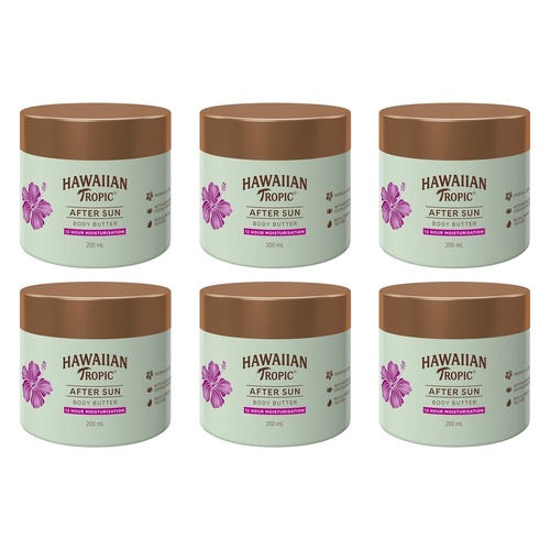 Hawaiian Tropic Aftersun Body Butter 200mL Pack of 6