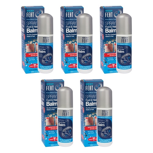 Neat Feat Foot & Heel Balm Spray 125mL Pack of 5