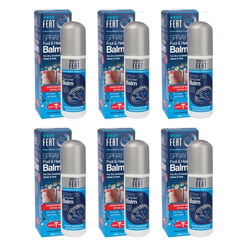 Neat Feat Foot & Heel Balm Spray 125mL Pack of 6