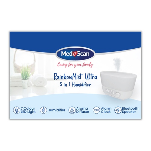 Medescan Rainbow Mist Ultra 5 in 1 Humidifier