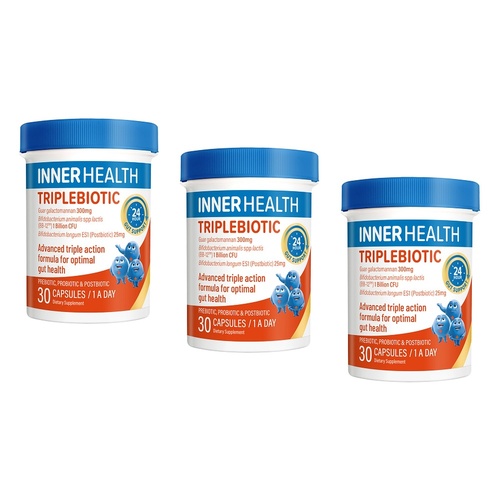 Inner Health Triplebiotic 30 Capsules Pack of 3