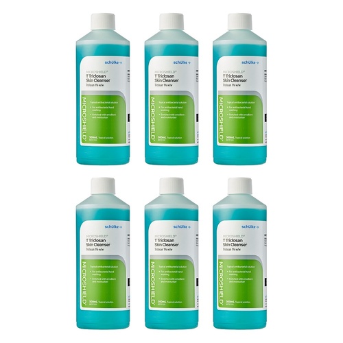 Microshield T Triclosan Skin Cleanser 500mL Pack of 6