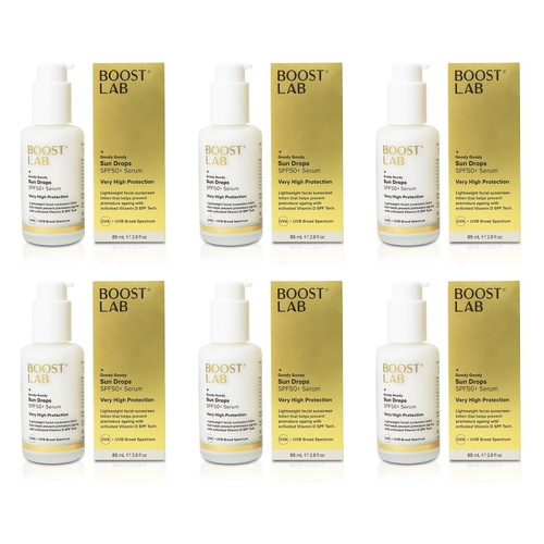 Boost Lab Goody Goody Sun Drops SPF50+ Serum 85mL Pack of 6