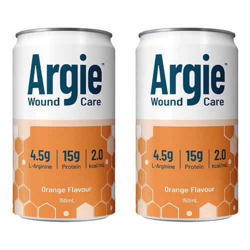 Argie Arginine Orange 150ml Can x 12 Bundle of 2