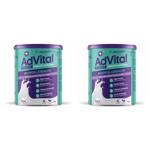 Advital Hospital Neutral 728g Can Pack of 2