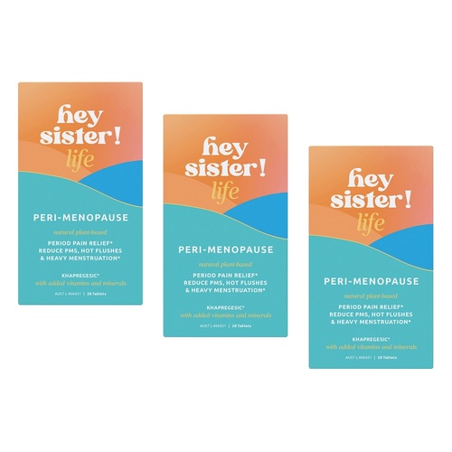 Hey Sister Life Perimenopause 28 Tablets Pack of 3