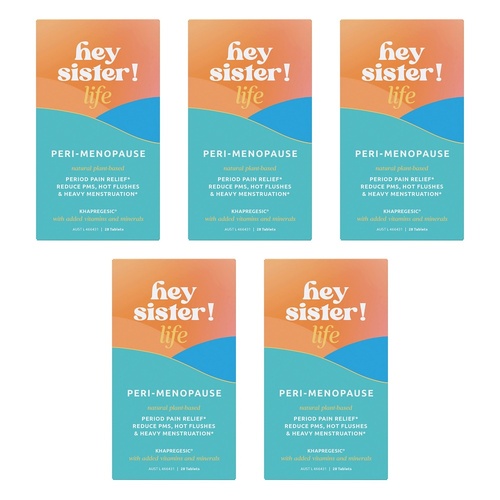 Hey Sister Life Perimenopause 28 Tablets Pack of 5