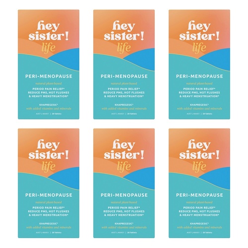Hey Sister Life Perimenopause 28 Tablets Pack of 6