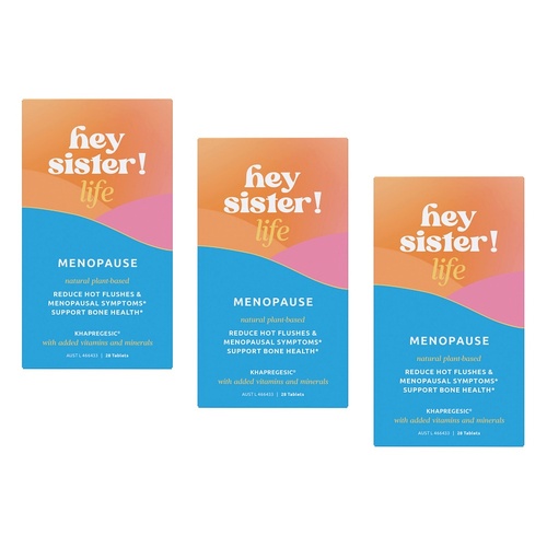 Hey Sister Life Menopause 28 Tablets Pack of 3