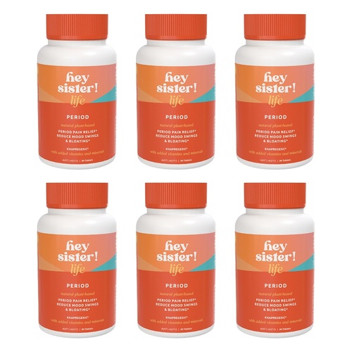 Hey Sister Life Period Pain 84 Tablets Pack of 6