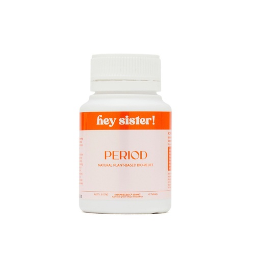 Hey Sister Period Pain PMS Relief 42 Tablets