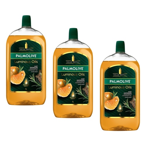 Palmolive Liquid Hand Wash Luminous Oils Mandarin 1L Pack of 3