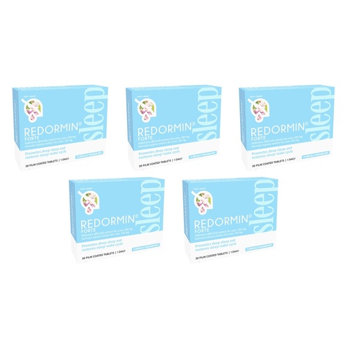 Flordis Redormin Forte Sleep 30 Tablets Pack of 5